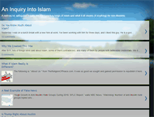 Tablet Screenshot of inquiryintoislam.com